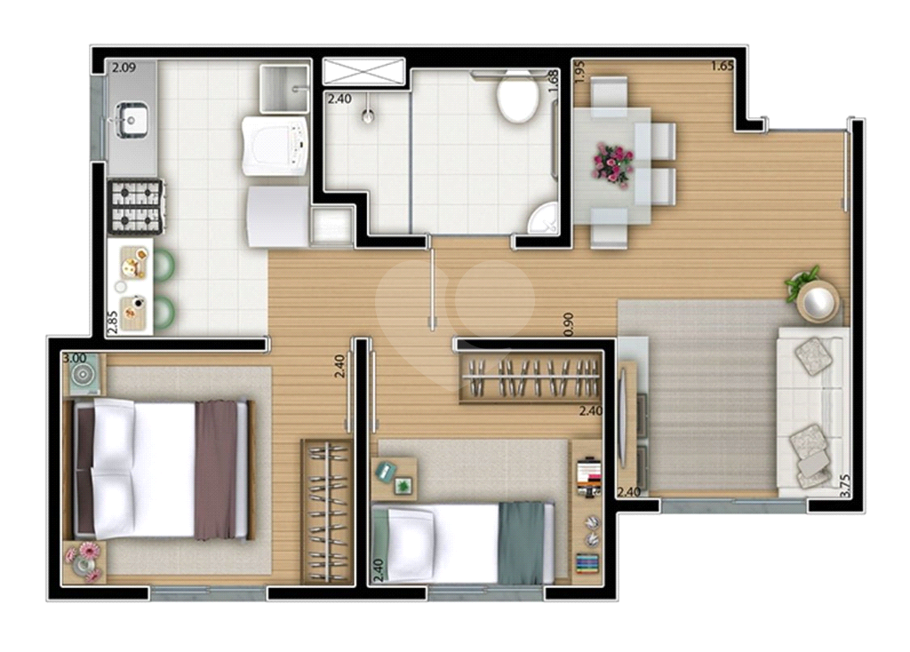 Apartamento à venda com 2 quartos, 42m² - Foto 16