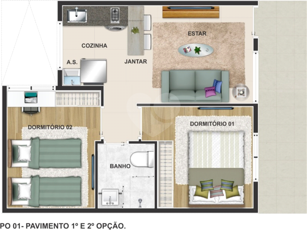 Apartamento, 2 quartos, 31 m² - Foto 5