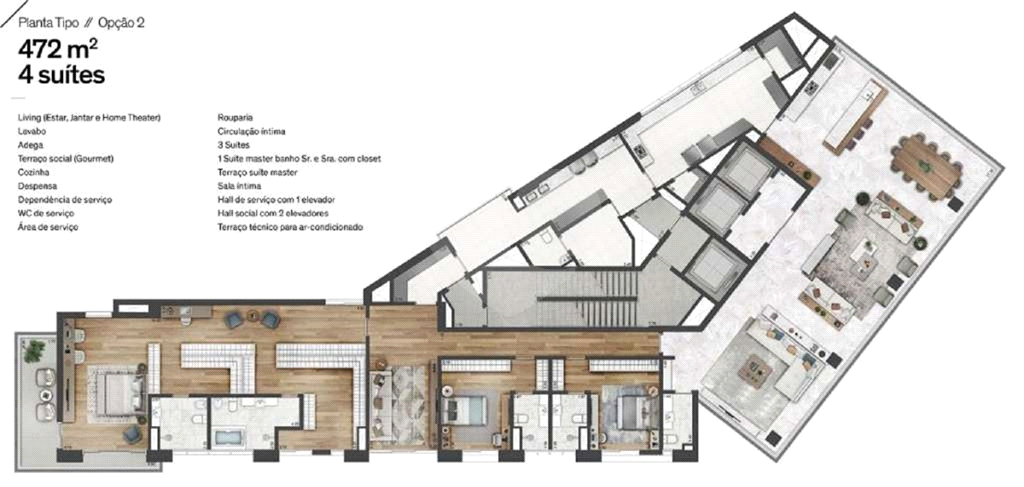 Apartamento à venda com 4 quartos, 472m² - Foto 14