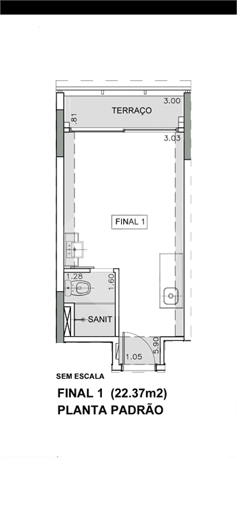 Studio 22m2 - Jardins 
