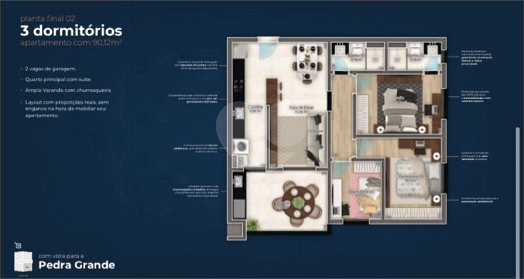 Apartamento à venda com 2 quartos, 78m² - Foto 7