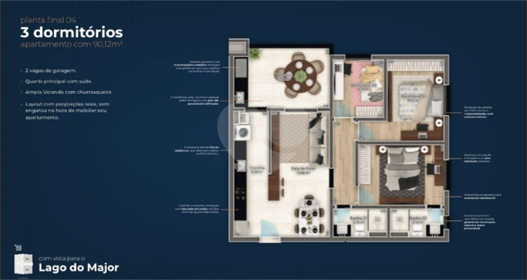 Apartamento à venda com 2 quartos, 78m² - Foto 8