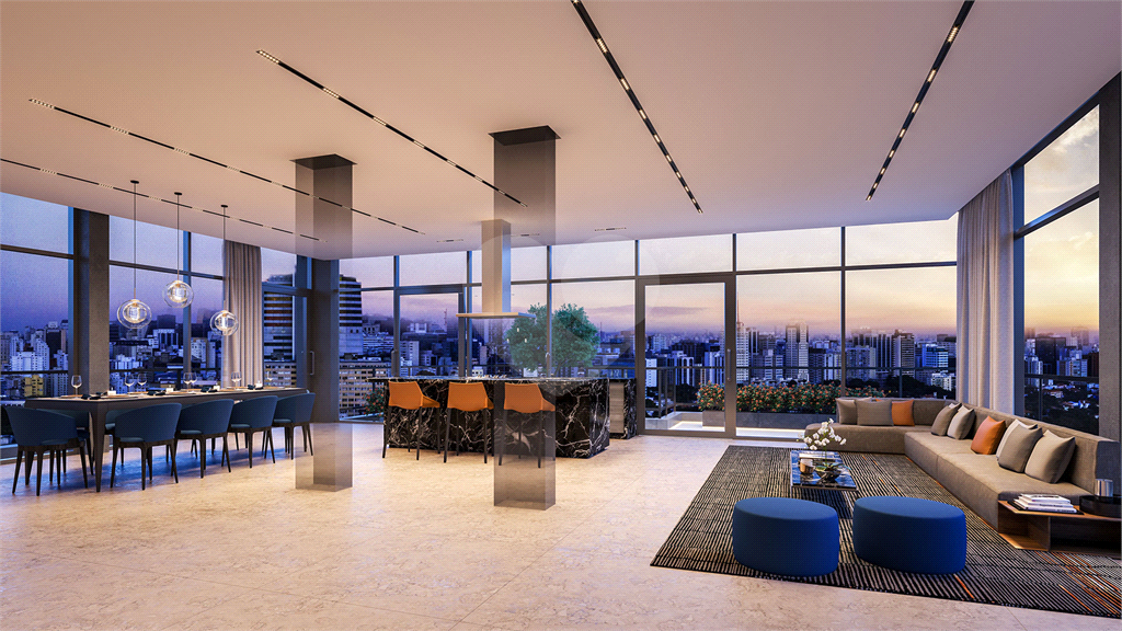 Apartamentos de 1 Dormitório com Conceito Aberto 