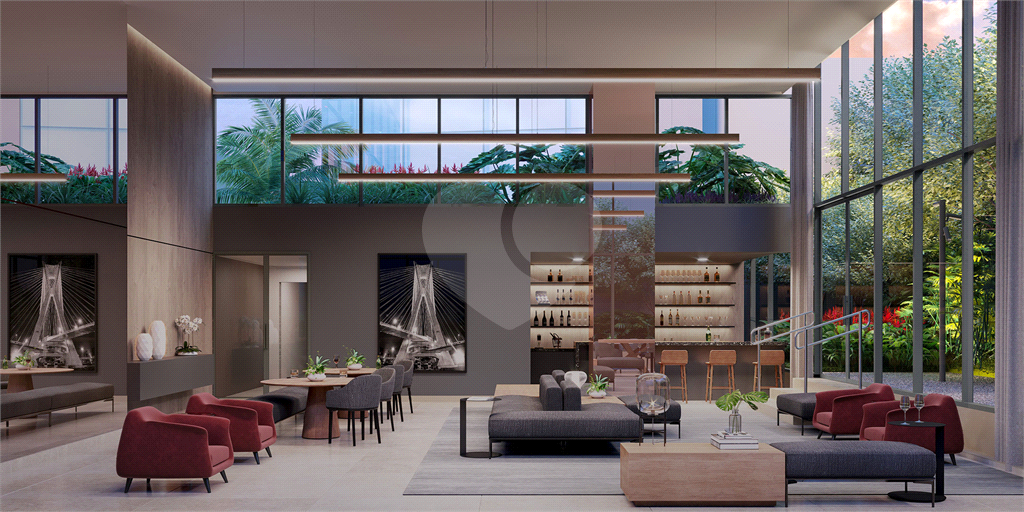 Apartamentos de 1 Dormitório com Conceito Aberto 
