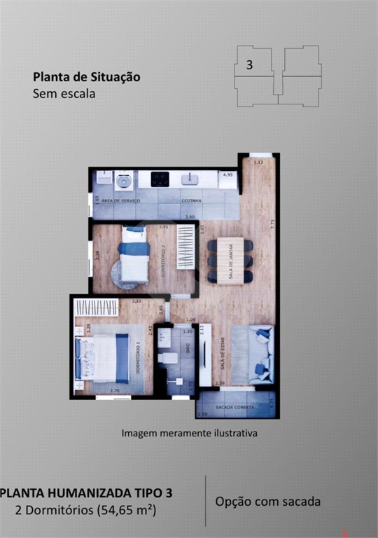 Apartamento Casa Verde 2dorms com garagem