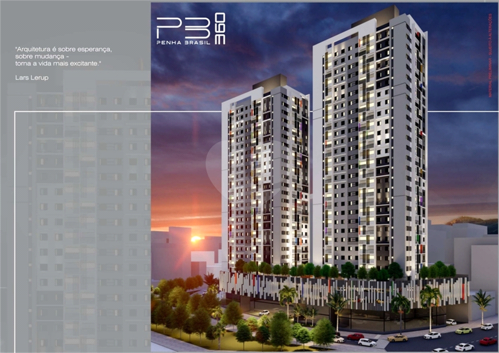 Apartamento à venda com 2 quartos, 35m² - Foto 2