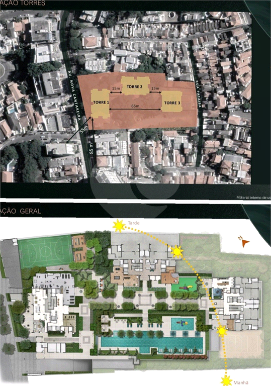 Unidade Garden com 253,90 m² com 3 suítes 2 vagas