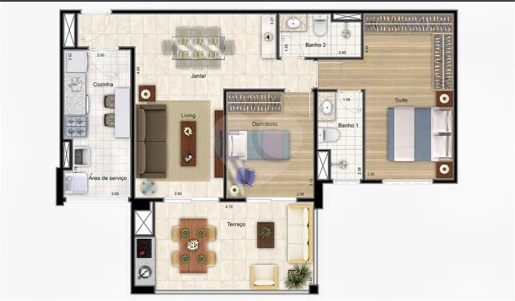 Apartamento à venda com 2 quartos, 100m² - Foto 16
