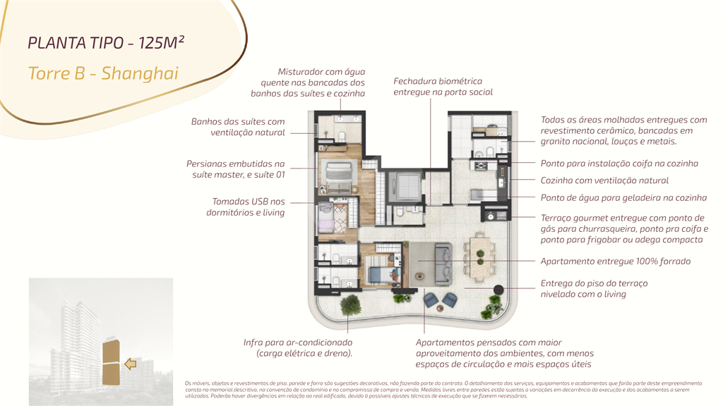 Apartamento, 3 quartos, 125 m² - Foto 4