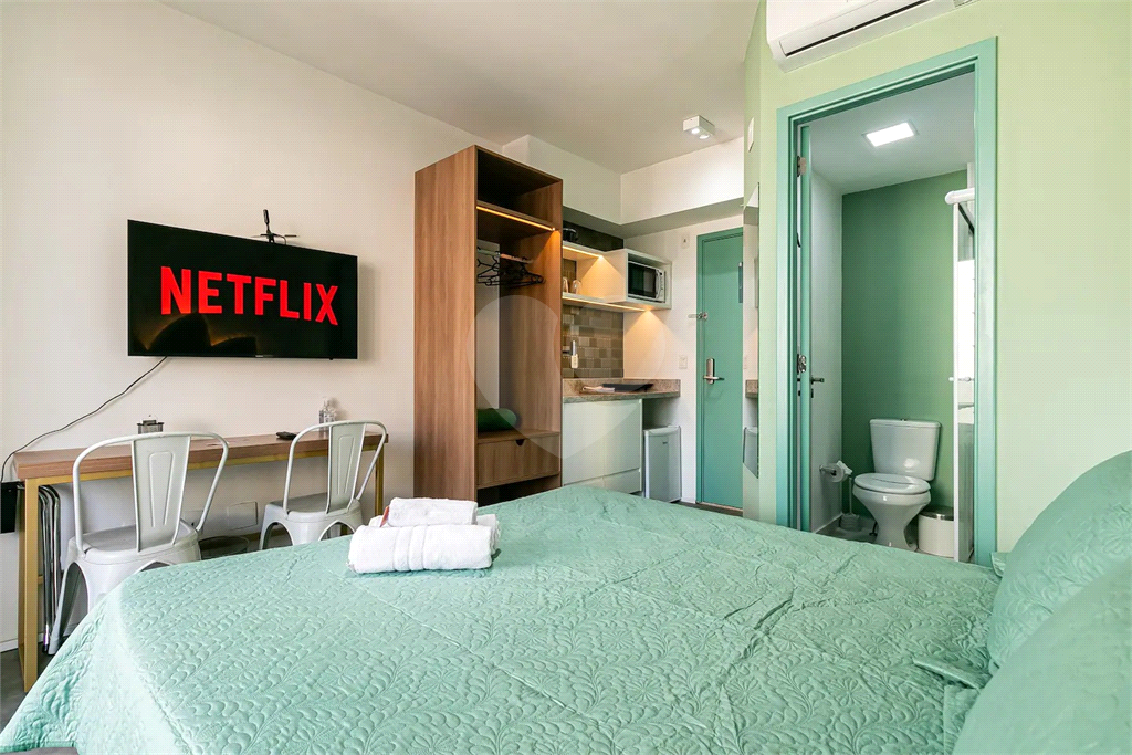 Studio a venda no condominio Setin  Downtown Luz mobiliado