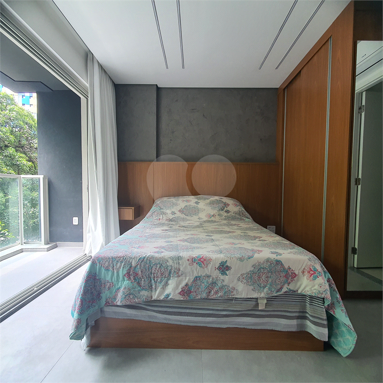 Studio 30m² 01 quarto suíte com varanda e lazer completo Jardins