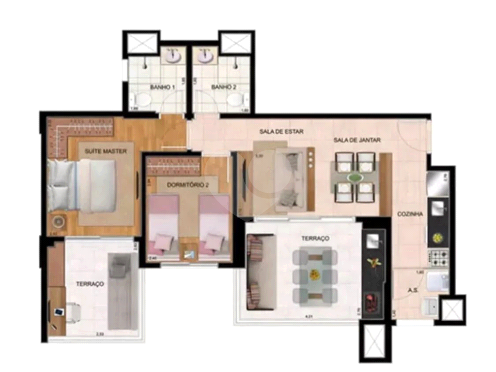 APARTAMENTO em CASA VERDE