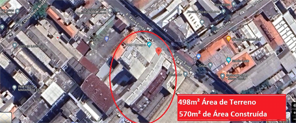 Galpão/Depósito/Armazém à Venda, 500m² - Rua Barra Funda - Sp