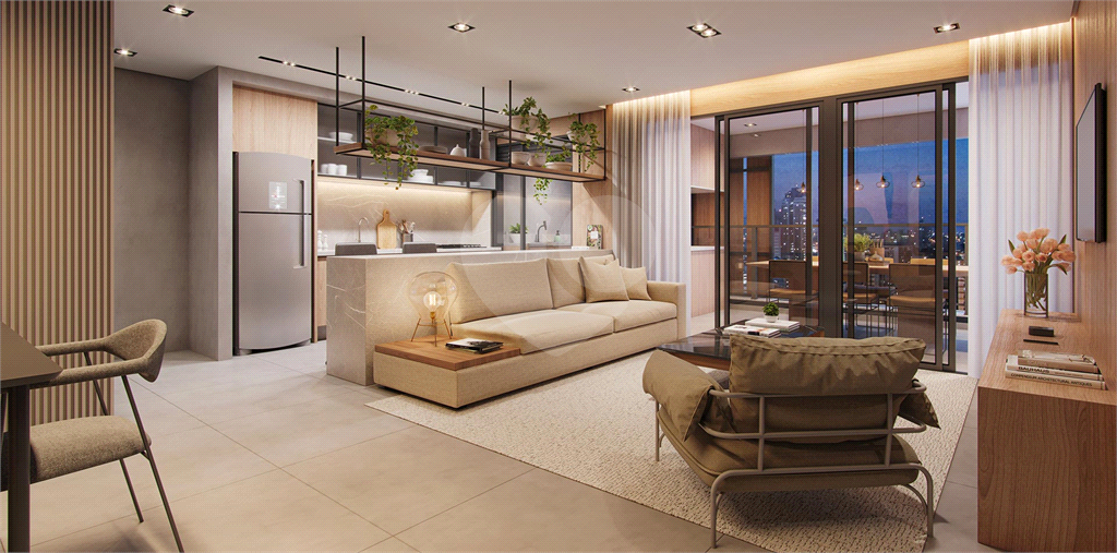 Apartamento novo com  três dormitórios em Pinheiros