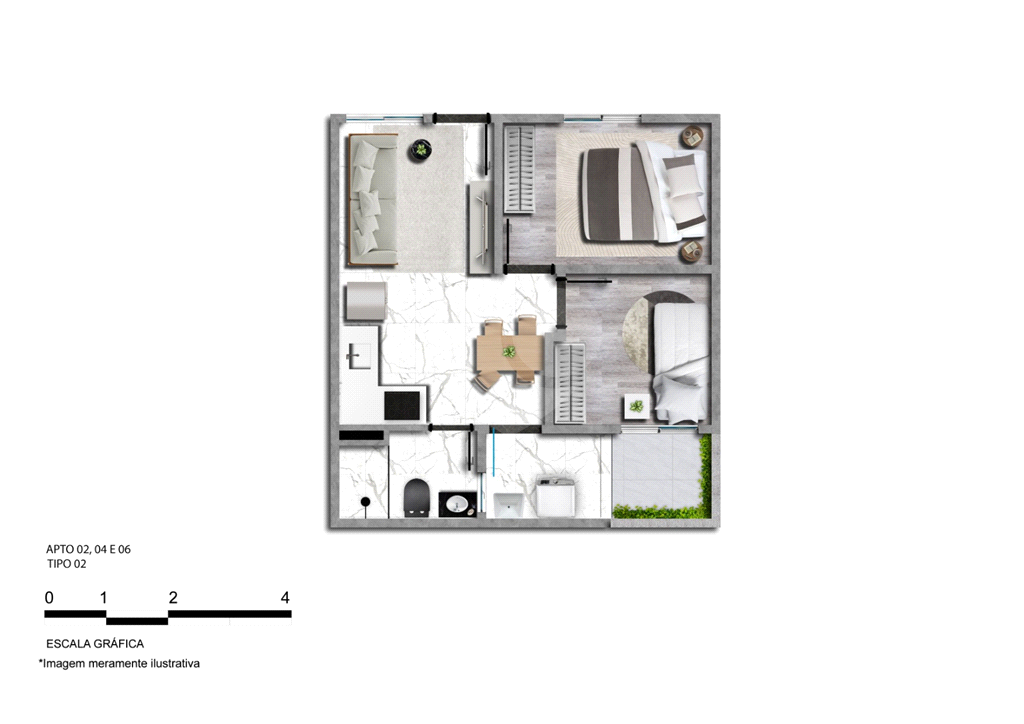 Apartamento à venda com 2 quartos, 38m² - Foto 15