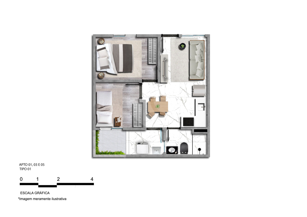 Apartamento à venda com 2 quartos, 38m² - Foto 12