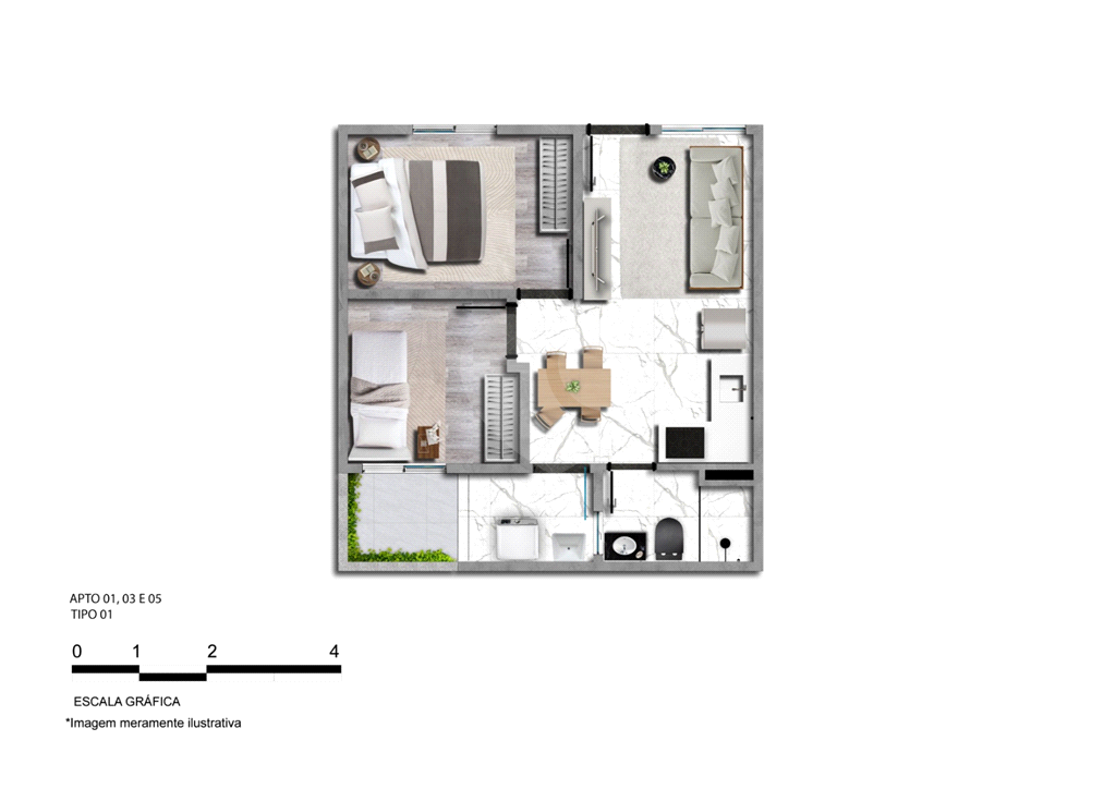 Apartamento, 2 quartos, 38 m² - Foto 14