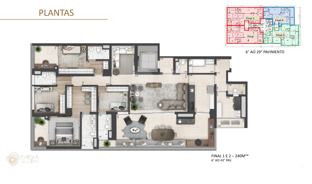 Apartamento, 4 quartos, 240 m² - Foto 5