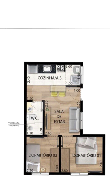 Apartamento Vila Guilherme 2 dormitórios