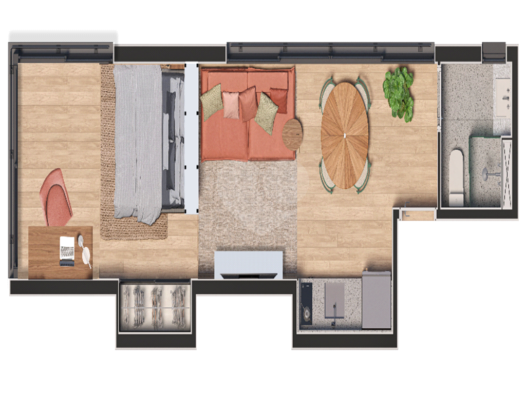 Apartamento, 1 quarto, 30 m² - Foto 12