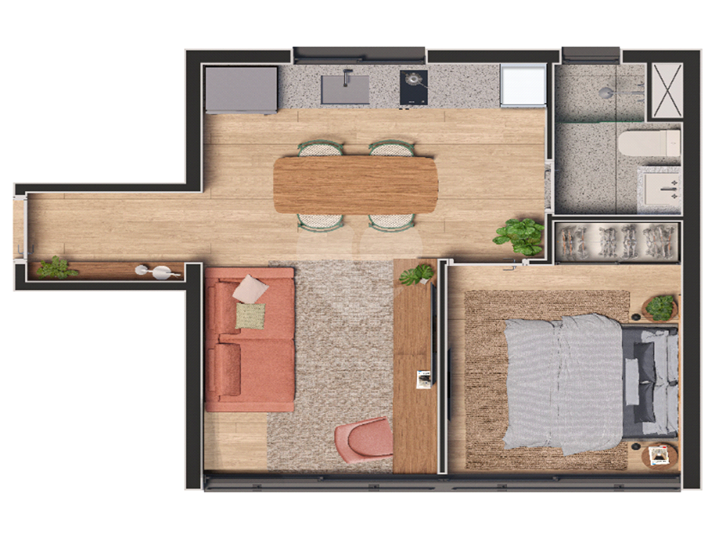 Apartamento, 1 quarto, 30 m² - Foto 13