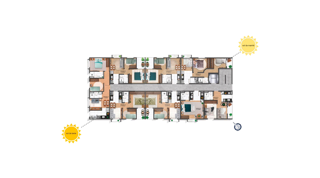 APARTAMENTO 01 DORMITÓRIO CONSTRUCÃO EM PERDIZES - Previsão de Entrega: 1º semestre de 2025