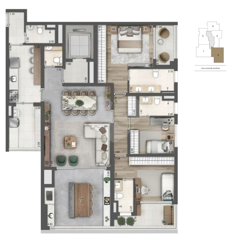 APARTAMENTO em CHÁCARA SANTO ANTÔNIO