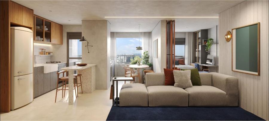 Living - 72m² - 2 suítes