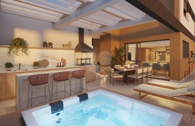Living - Cobertura Duplex - 210m² - Pavimento Inferior