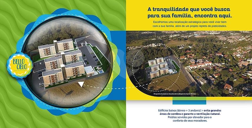 Perspectiva Aérea da Implantação 