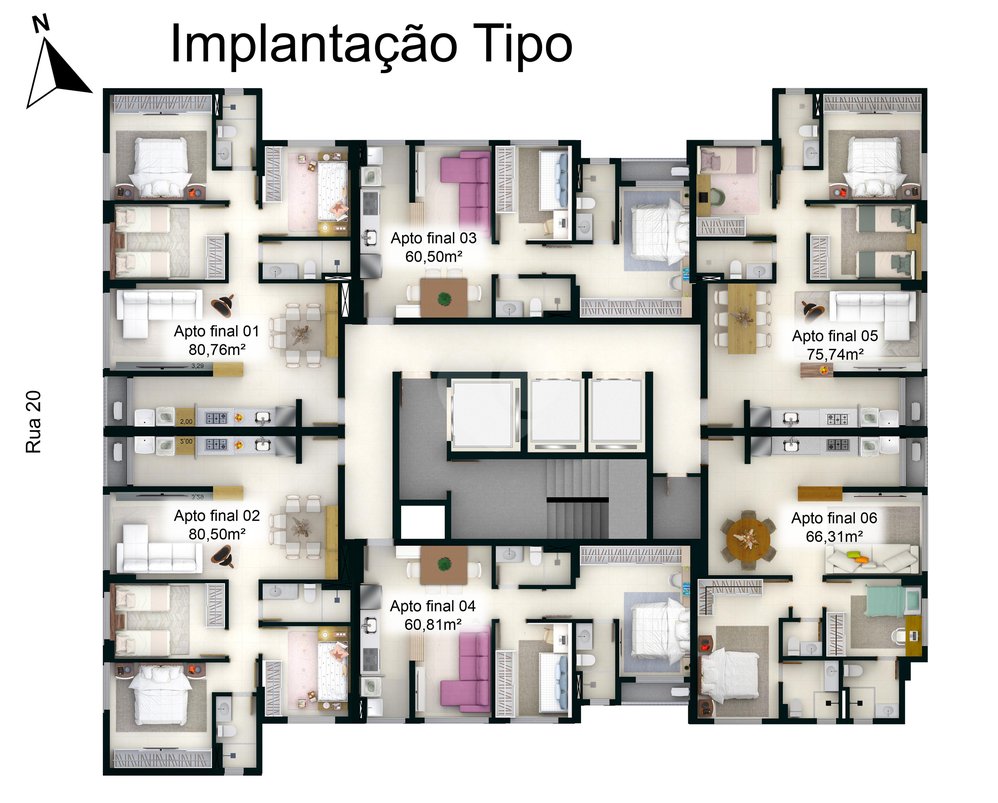 Residencial Katedral Sky Rooftop Goiânia Setor Central REM17963 14