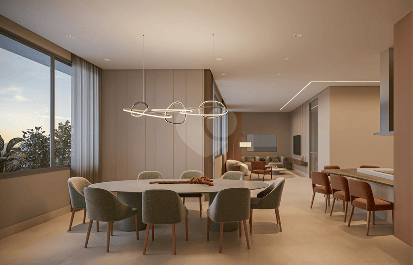 Salão Gourmet com Terraço Coberto