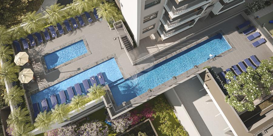 Piscina com solarium - Torre 1