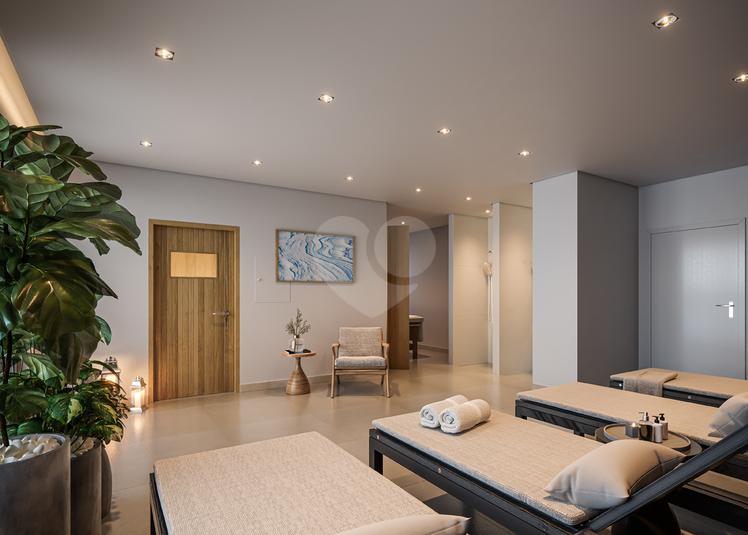 Sala de Massagem com Sauna