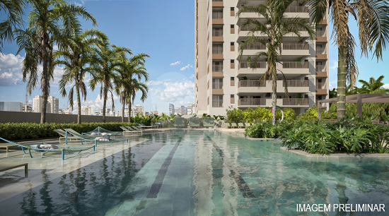 Piscina com raia 25m