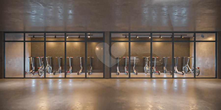 Bicicletário Elétrico