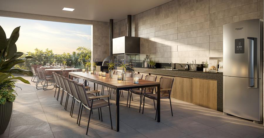 Churrasqueira com forno para pizza