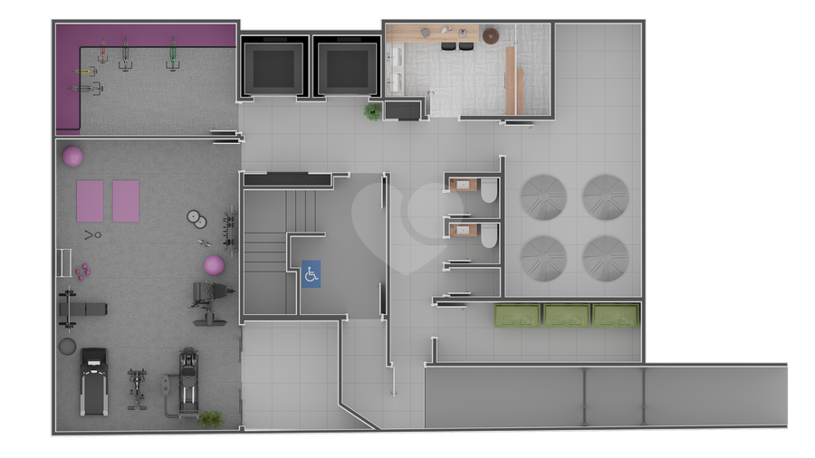 Implantação subsolo