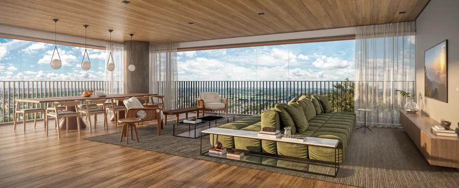 Perspectiva do Living