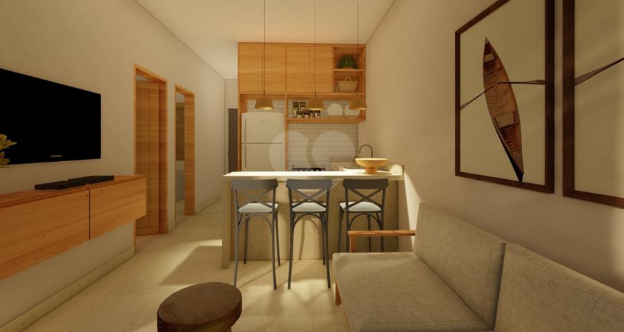 Perspectiva - Sala e Cozinha