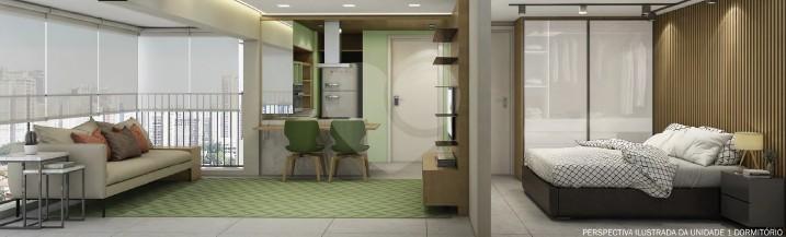 Perspectiva ap.1 dormitório