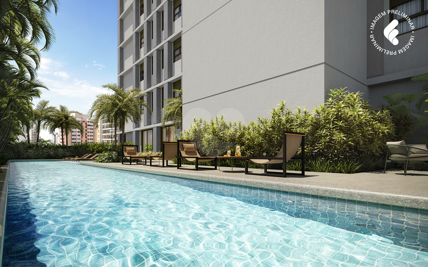 Piscina Adulta com Raia