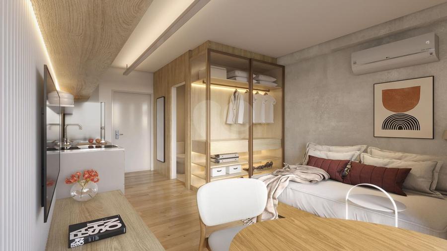 Perspectiva - Studio 22m²