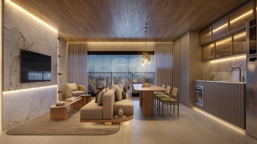 Perspectiva - Sala 68m²