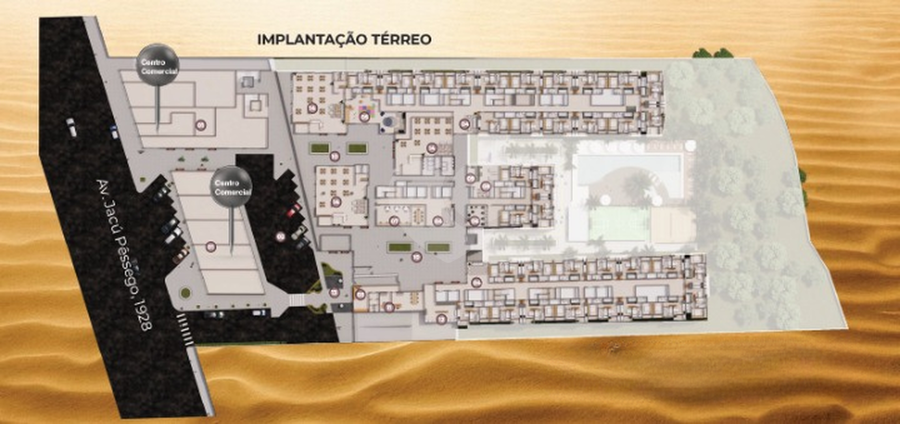 Implantação térreo