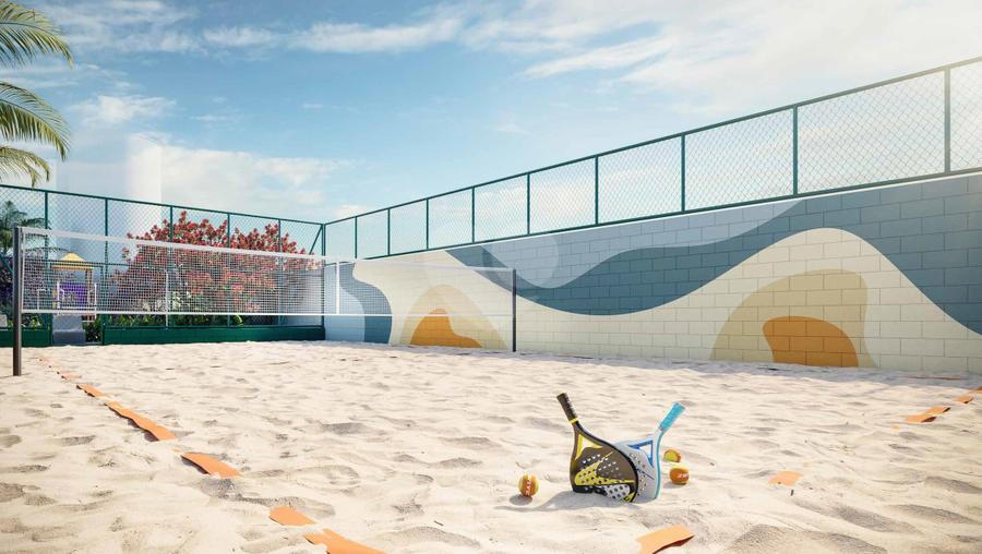 Quadra de Beach Tennis