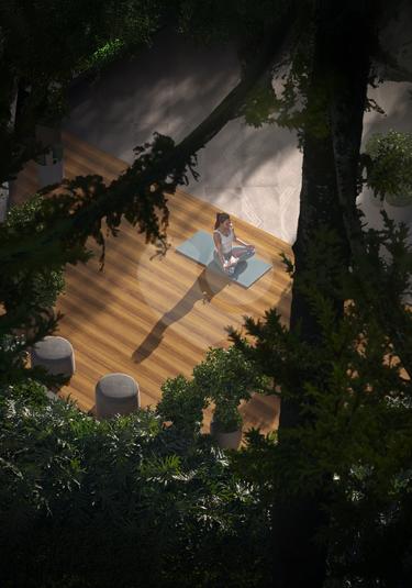 Área para Yoga