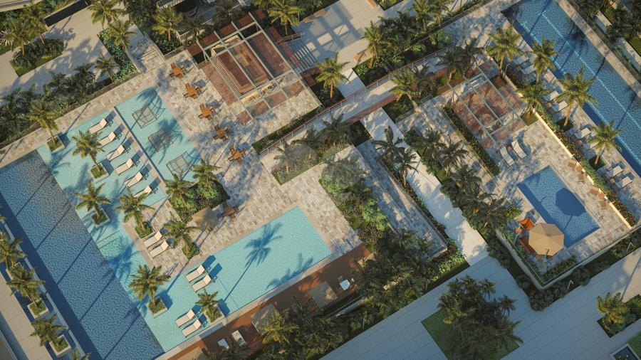 Piscina - Vista Aérea