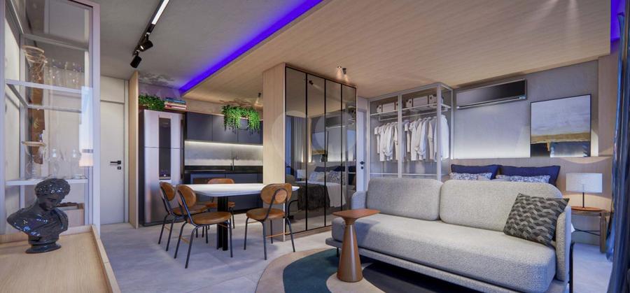 Perspectiva - Sala - Studio 