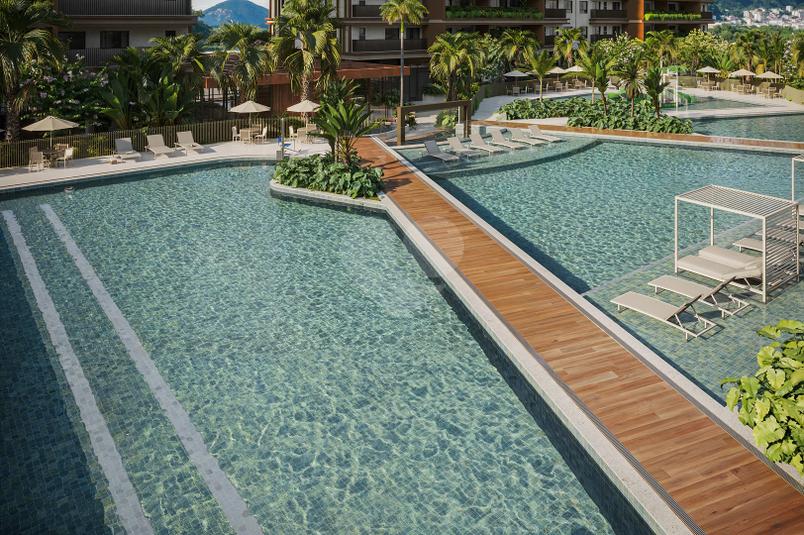 Piscina com Raia